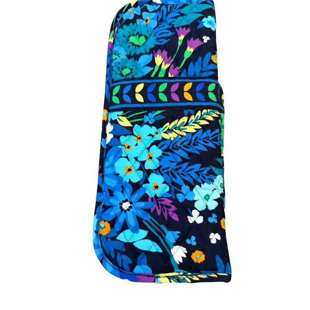 Vera Bradley Cosmetic Case Bag & Matching Case Daisy Paisley Rosey Garden Java
